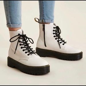 SHEIN Combat Boots
